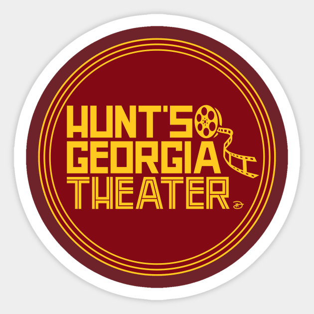 Georgia Theater - Primary Sticker by dhartist